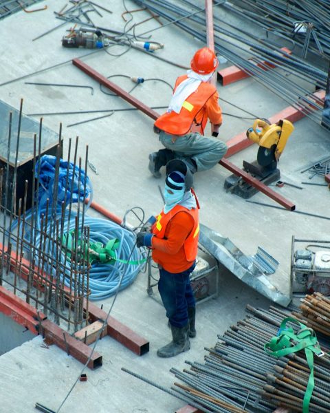 two men working