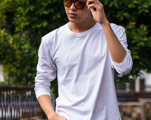 a man wearing sunglasses