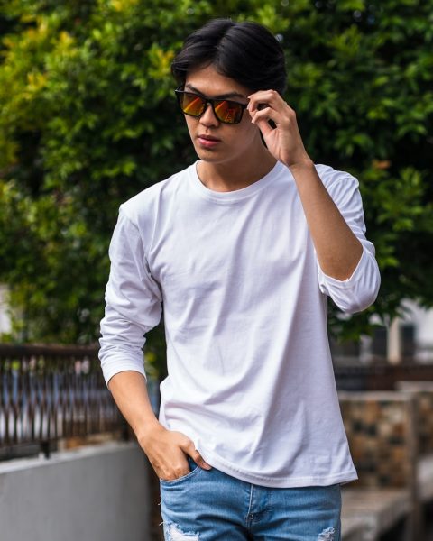 a man wearing sunglasses