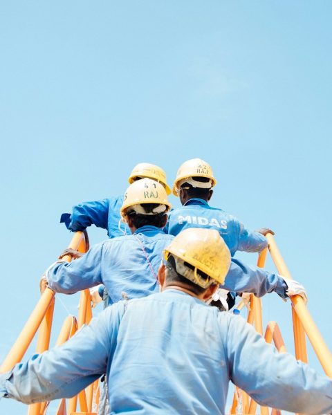 group of person on stairs